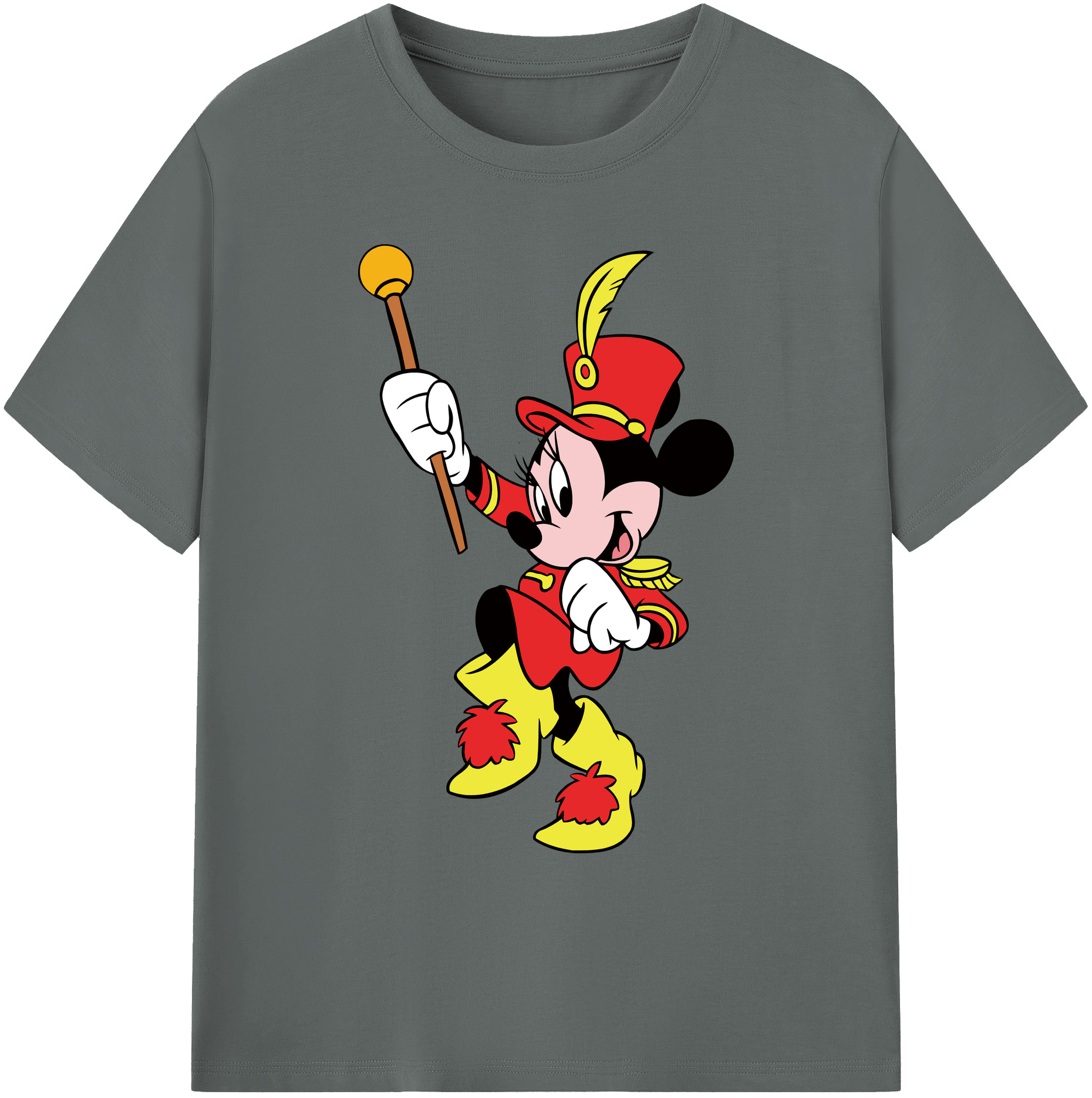 ミッキーマウス Mickey Mouse 綿100％ メンズ半袖Tシャツ｜肌触りやわらか＆通気性